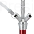 Invi vizipipa ¤ Saros 500 ¤ Silber-Red Shiny ¤ 60cm