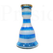 Üveg víztartály ¤ 26cm ¤ Kék ¤ Sima