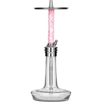 Moze Varity Lounge Silver Hookah  ¤ Wavy Pink ¤ 50cm