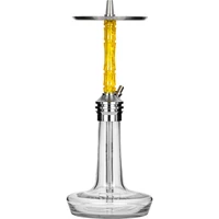 Moze Varity Lounge Silver Hookah  ¤ Wavy Yellow ¤ 50cm