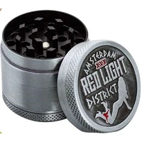 Amsterdam Red Light ¤ 4 Részes Grinder ¤ Ezüst