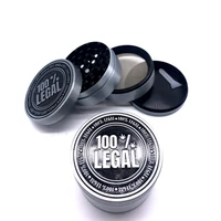 420 Grinder ¤ 4 Részes ¤ Ezüst ¤ 60mm