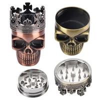 Champ High ¤ Skull ¤ 3 részes grinder ¤ 7,5cm ¤ Bronz