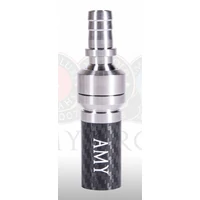 Gömbcsuklós AMY adapter rozsdamentes acélból ¤ Carbon