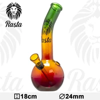 Rasta Lion Bouncer üveg bong ¤ 18cm Rasta Lion Bouncer üveg bong ¤ 18cm