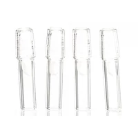 Üveg vizipipa adapter szilikon csőhöz