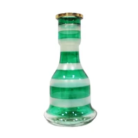 Üveg víztartály ¤ 22cm ¤ Zöld ¤ Sima