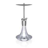 Steamulation Ultimate II vízipipa ¤ Silver Matt Metallic ¤ 51cm