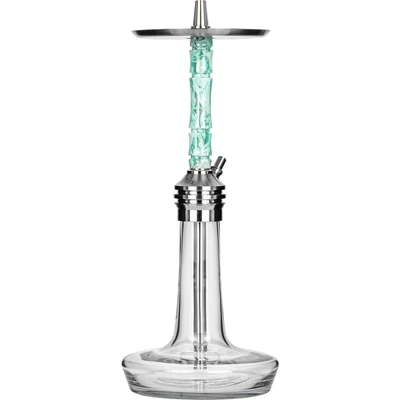 Moze Varity Lounge Silver Hookah  ¤ Wavy Mint ¤ 50cm