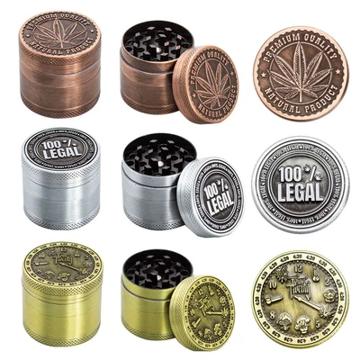 Amsterdam 420 Grinder ¤ 4 Részes ¤ Arany ¤ 40mm