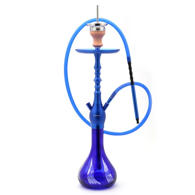 Hookah Flame Exodus vízipipa szett ¤ Kék ¤ 70cm ¤ Szilikon csővel