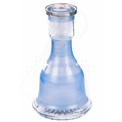 Üveg víztartály ¤ 18cm ¤ Kék ¤ Sima