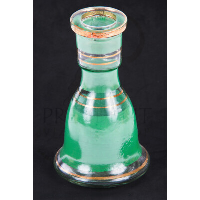 Üveg víztartály ¤ 18cm ¤ Zöld ¤ Sima