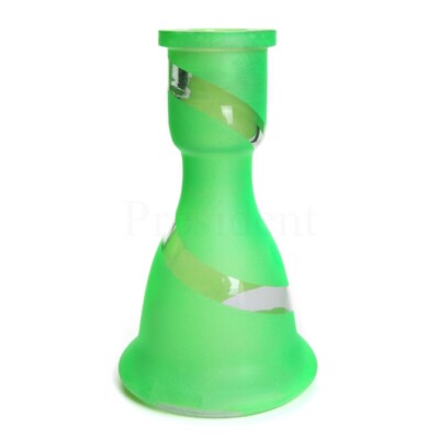Üveg víztartály ¤ 22cm ¤ Neon zöld ¤ Csikos