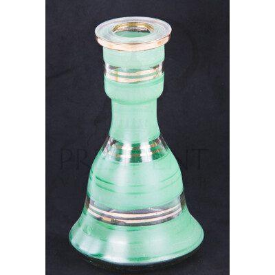 Üveg víztartály ¤ 22cm ¤ Zöld ¤ Sima