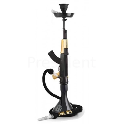 MOB AK47 vizipipa ¤ Fekete/Arany ¤ 85cm