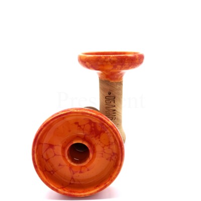 Oblako phunnel dohánytölcsér ¤ L Glazed ¤ Orange-Red Marble
