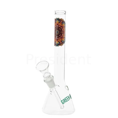 Greenline Mandala üveg bong ¤ 22cm