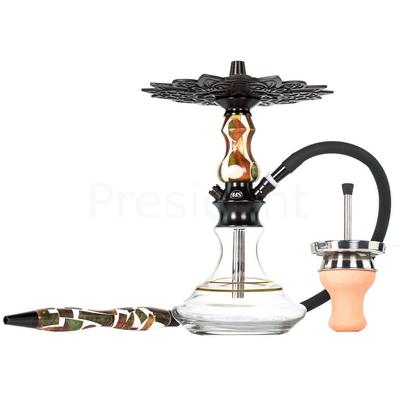 MS Crazy vízipipa ¤ Fehér/zöld ¤ 32cm ¤ Szilikon csővel